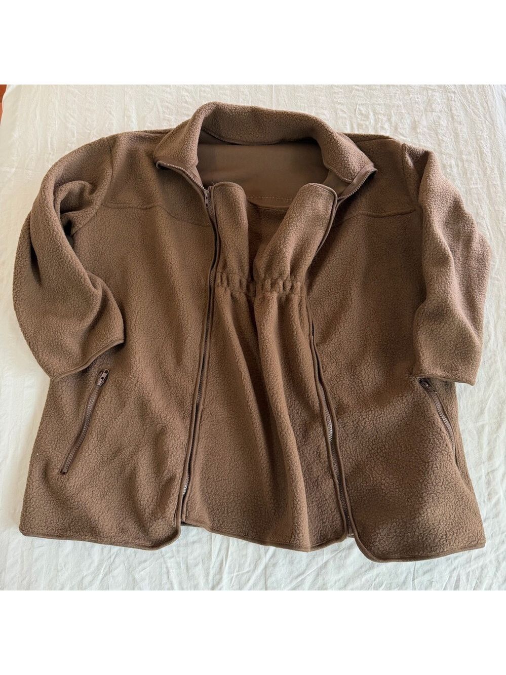 Women's Brown Colored Baby Wearing Jacket Size Medium #260468